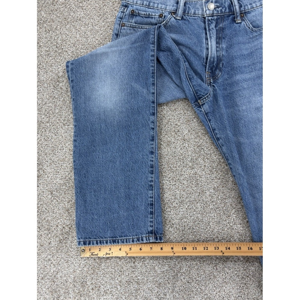 Lucky Brand Gilman Hemp 363 Vintage Straight Jeans Men's 32x32 Blue Hemp Cotton - Picture 10 of 11